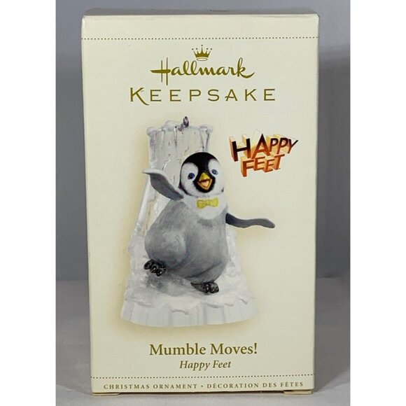 Hallmark Keepsake Mumble Moves Ornament 2006 Penguin Happy Feet Dance Christmas - Picture 6 of 12